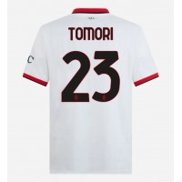 Maglia Calcio AC Milan Fikayo Tomori #23 Seconda Divisa 2024-25 Manica Corta